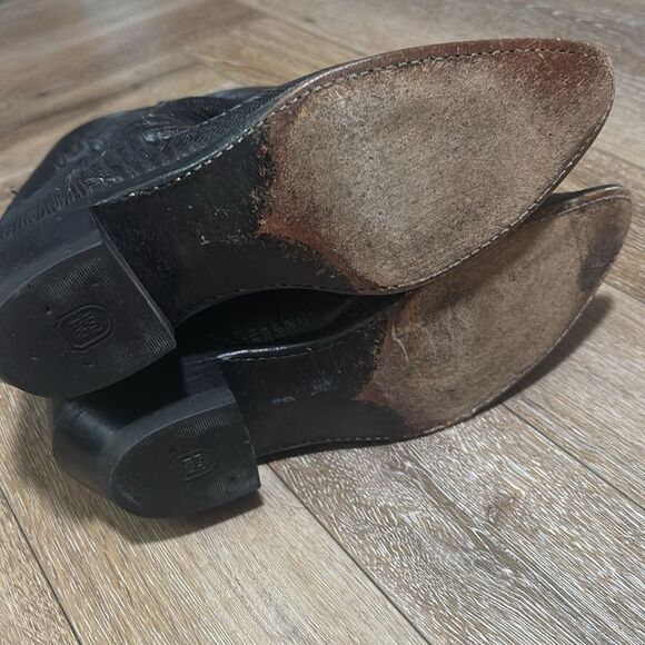 Dan Post Black Western Boots - Picture 5 of 8